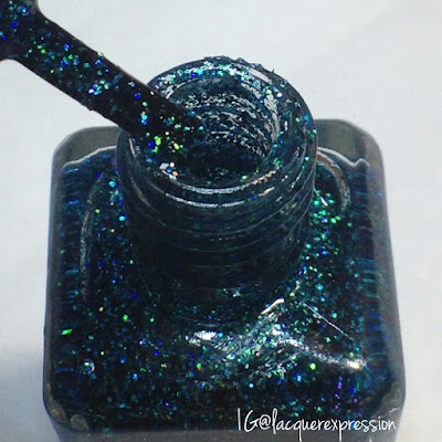 bottle swatch of legend nail polish by f.u.n. lacquer