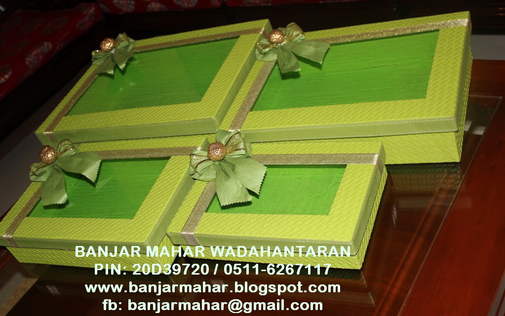 Banjarmasin Mahar Wadahantaran: kreasi hantaran 