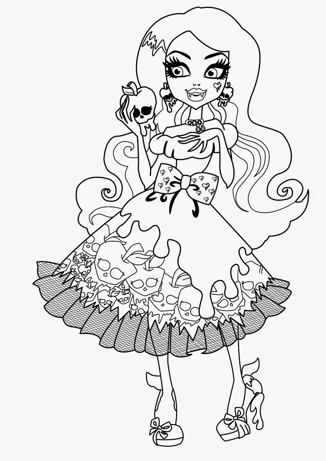 Monster High coloring page
