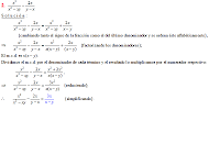 Suma Y Resta De Fracciones Algebraicas Ejemplos