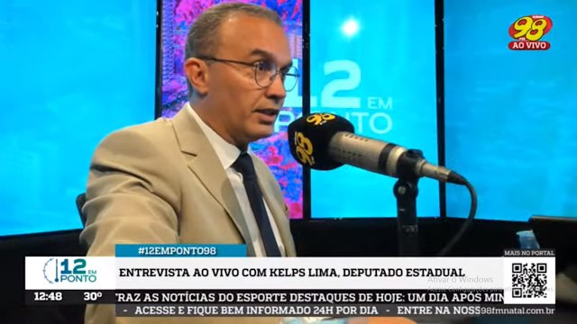 "O PSDB estará na coligação com Fábio Dantas" kelps Lima em entrevista na 98 FM