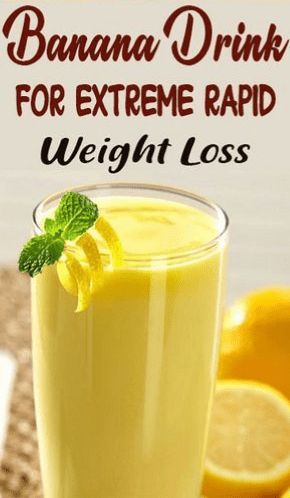 Powerful Banana Drink For Extreme & Rapid Weight Loss