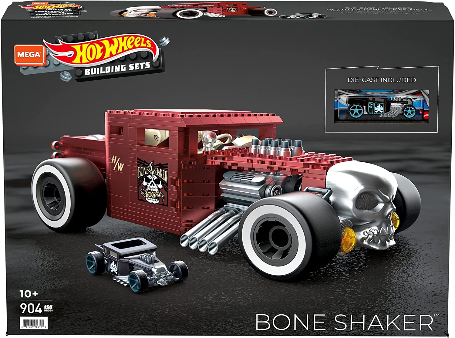 Hot Wheels le quiere dar batalla a LEGO y lanza un Bone Shaker para armar