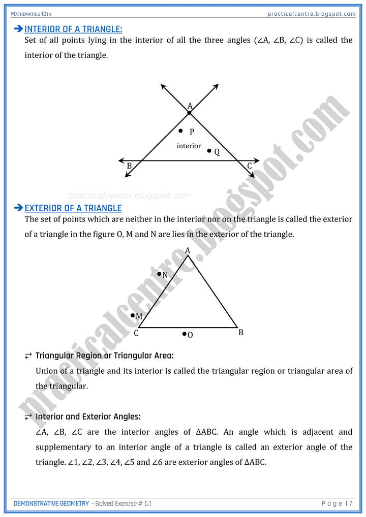 demonstrative-geometry-exercise-5-1-mathematics-10th