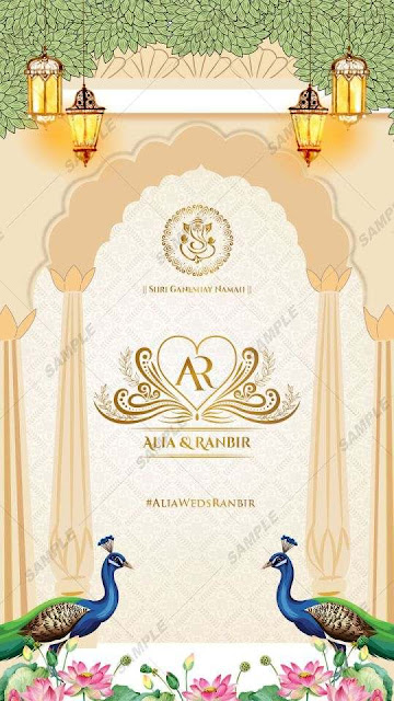 wedding invitation indian card