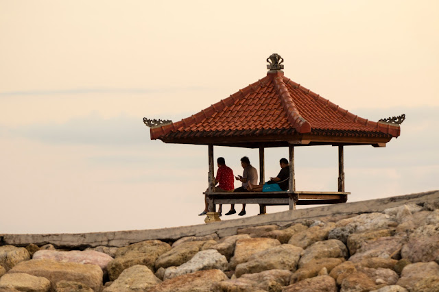 Lungomare e spiaggia di Sanur, Bali