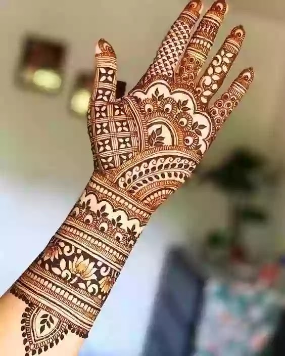 mehndi design easy and beautiful front hand easy henna designs for beginners step by step