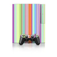 Cool Colourful Stripes PS3 Skins