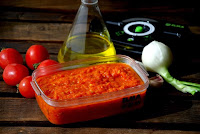 Salsa de tomate casera.