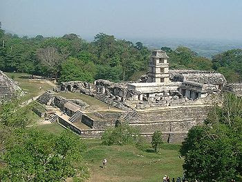 Palenque Mayan ruins