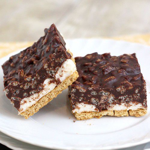 Peanut Butter Crunch S’mores Bars