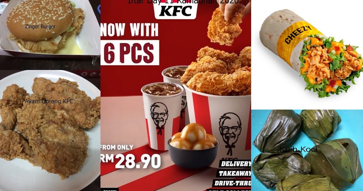 Tentang Aku: Menu Iftar : KFC Dan Kuih Koci