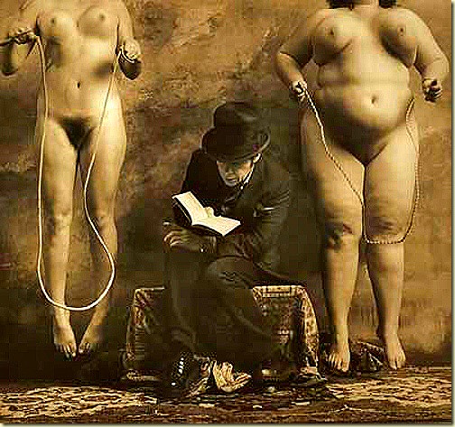 Jan Saudek, The Reader of Dostoevsky, 2000