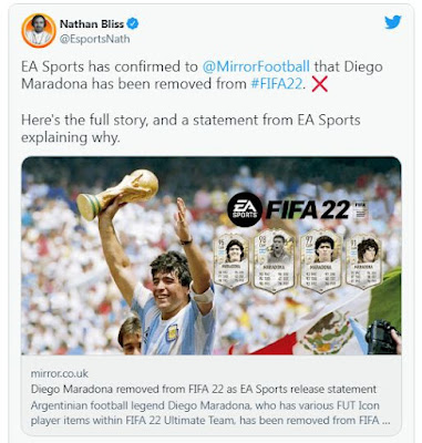 FIFA 22, Reason why, Diego Maradona, FUT, Icon Items