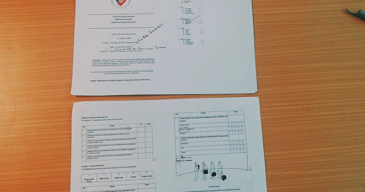 Rekabentuk Industri-- (Projek Tahun Akhir): Borang Soal 