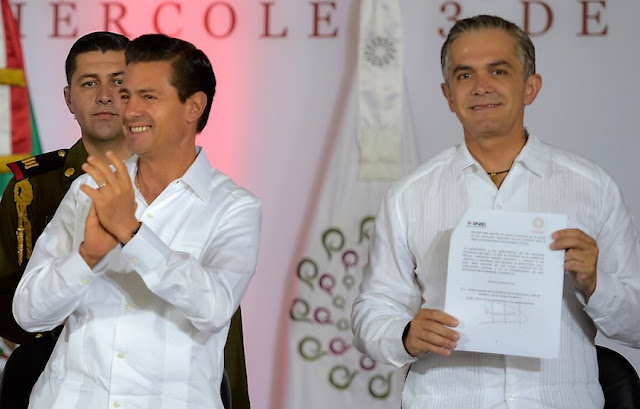 ¿Amor a primera vista? Mancera promete apoyo incondicional a EPN