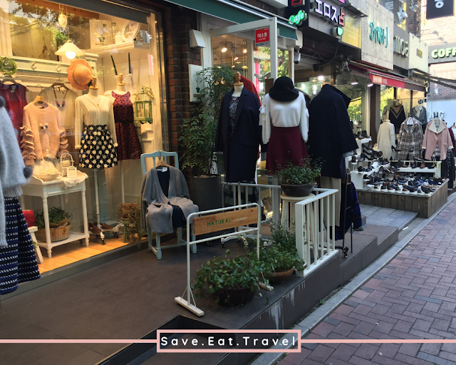 Shopping at Ewha University