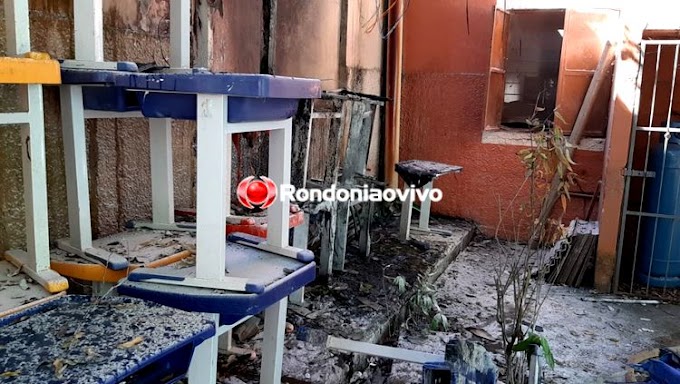 Escola pública pega fogo na região Central de Porto Velho e causa pânico