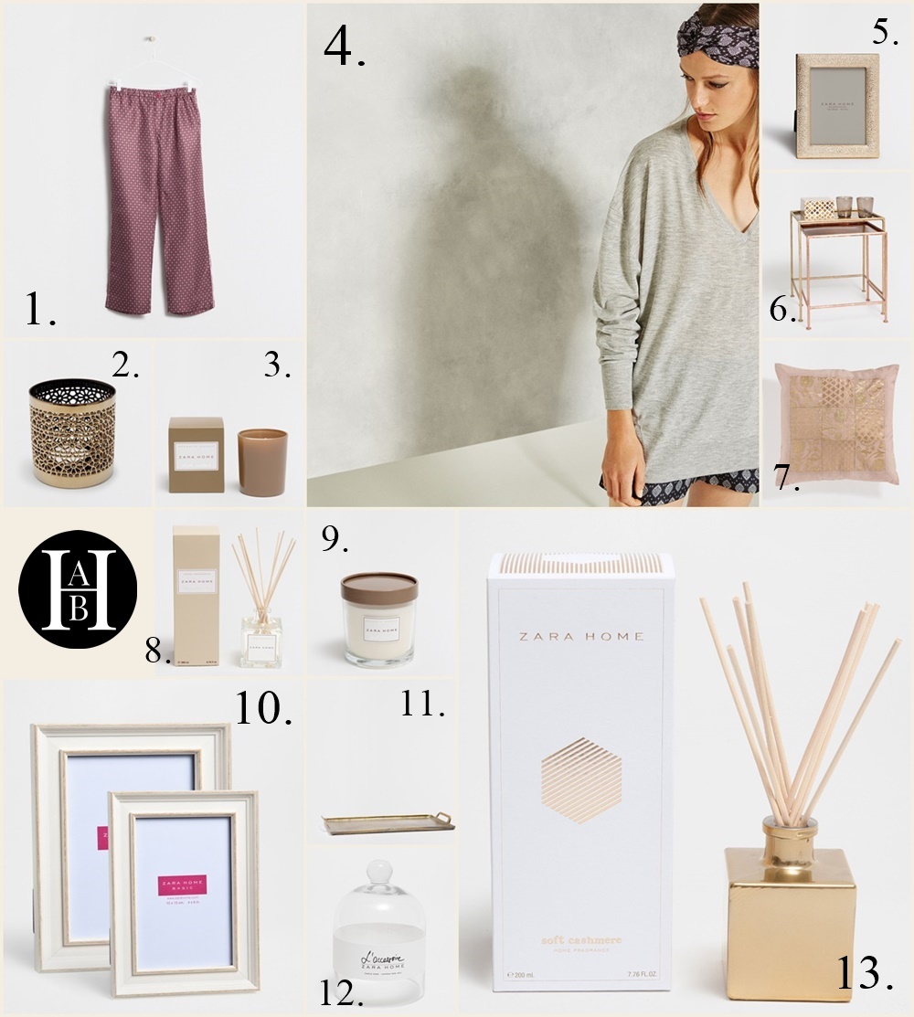 Candles, HomeWear & Accessoires - Collage 