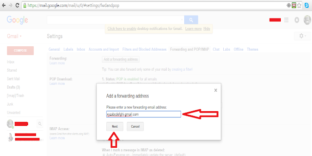 Hack Gmail Account by Forwarding