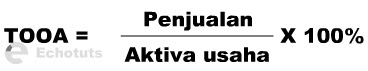 Rumus Turn Over dari Operating Assets - kewirausahaan - echotuts