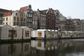 Amsterdam floating flower market