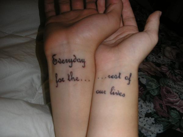 Matching Tattoos For Couples