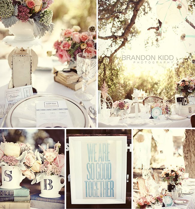 french vintage inspired wedding decor