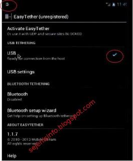 easytether internet android ke pc
