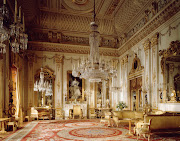 . scale of the furniture in the White Drawing Room at Buckingham Palace, . (white drawing room)