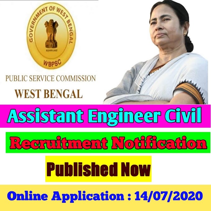 WBPSC Recruitment 2020, Apply Online for Assistant Engineer Post