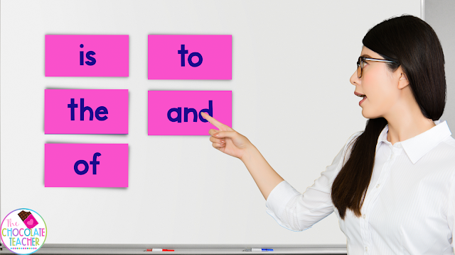 Use part of your morning meeting time to focus on sight words for daily practice your students can expect at the same time.