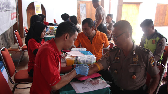 Ratusan Anggota Polres Semarang Ikuti Pemeriksaan Kesehatan Rutin