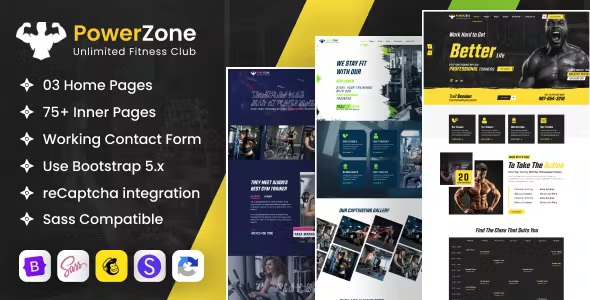 Best Fitness, Workout & Gym HTML Template