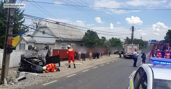 Accident la Dumbrăveni