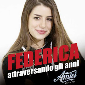 Federica Carta - Attraversando Gli Anni (Amici)  - video,  testo e accordi, KARAOKE, MIDI