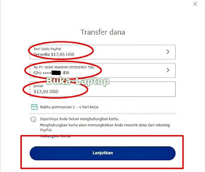 Cara Mencairkan Paypal ke Rekening Bank Mandiri Terbaru