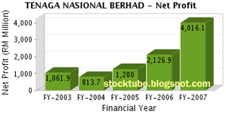 Tenaga Nasional Berhad Net Profit