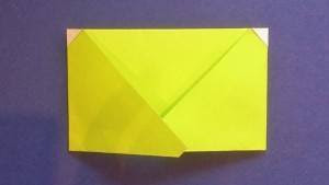 Langkah - langkah dalam  membuat origami amplop