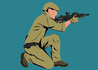Soldier at Shoot Position