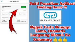 Cara penarikan dana di aplikasi gudang game