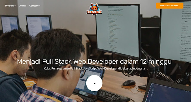 cara daftar kursus hacktiv8