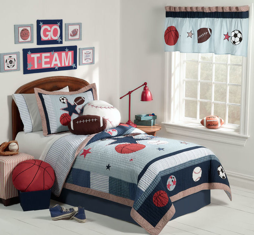 Boys Sports Bedroom Decorating Ideas