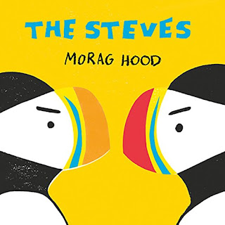 When a puffin named Steve meets another puffin who is also named Steve, the competition is on! One of them hast to be the best, most Stevest Steve, right? This competition quickly escalates and turns into name calling and hurt feelings. Can the Steves work out their differences (or similarities)? #thesteves #moraghood #picturebook #childrenslit