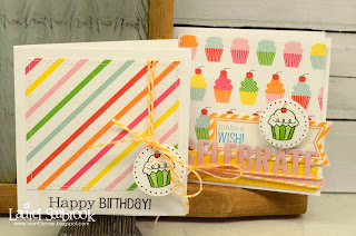 SRM Stickers Blog - Mini Birthday Cards by Laurel - #cards #mini #stickers #birthday #twine #labels #glassine bag