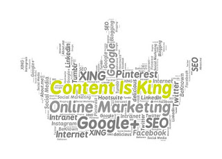 Content is the king in blogging