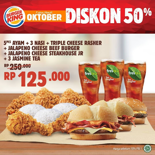 #BurgerKing - #Promo Voucher Makan Oktober 2019 