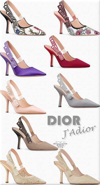 ♦10 new Dior J'Adior Slingback Bow Pumps #dior #shoes #pumps #brilliantluxury