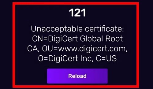 How To Fix Voot Select App 121 Unacceptable Certificate Issue Error Problem Solved