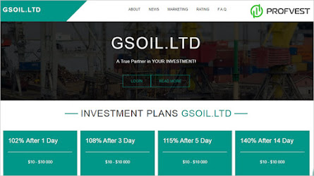 GsOil: обзор и отзывы о gsoil.ltd (HYIP СКАМ) 